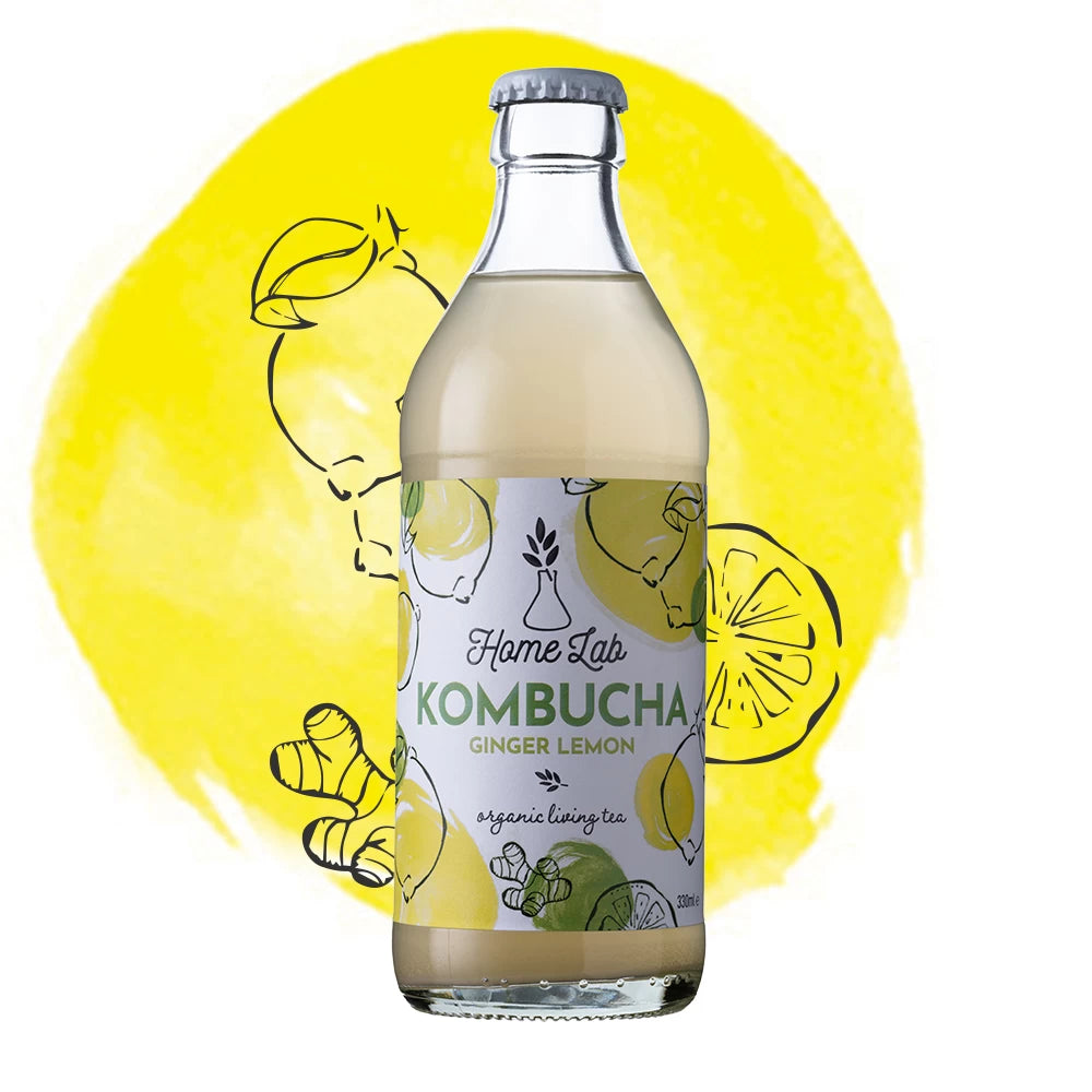 Homelab Kombucha - Ginger Lemon - 33cl